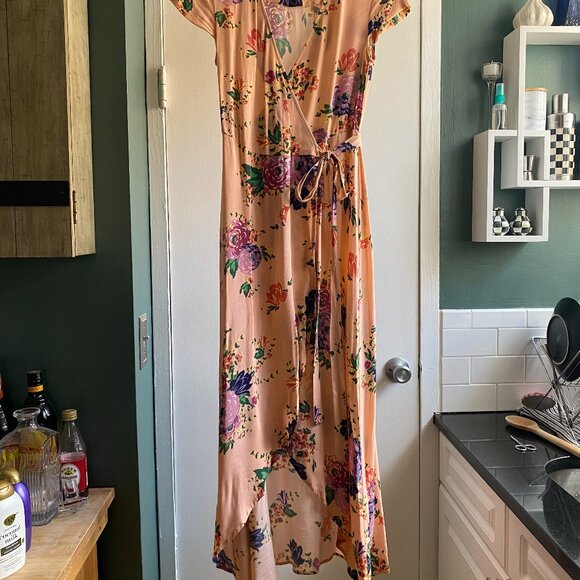 & Other Stories Midi Wrap Dress, Size 4 - Picture 11 of 13